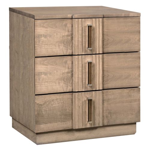 SFC Amish Hyde Park Three Drawer Bedside Chest