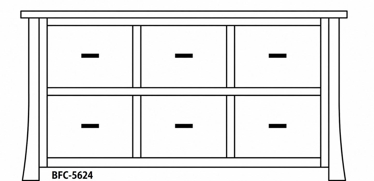 SFC Amish Bridgefort Credenza
