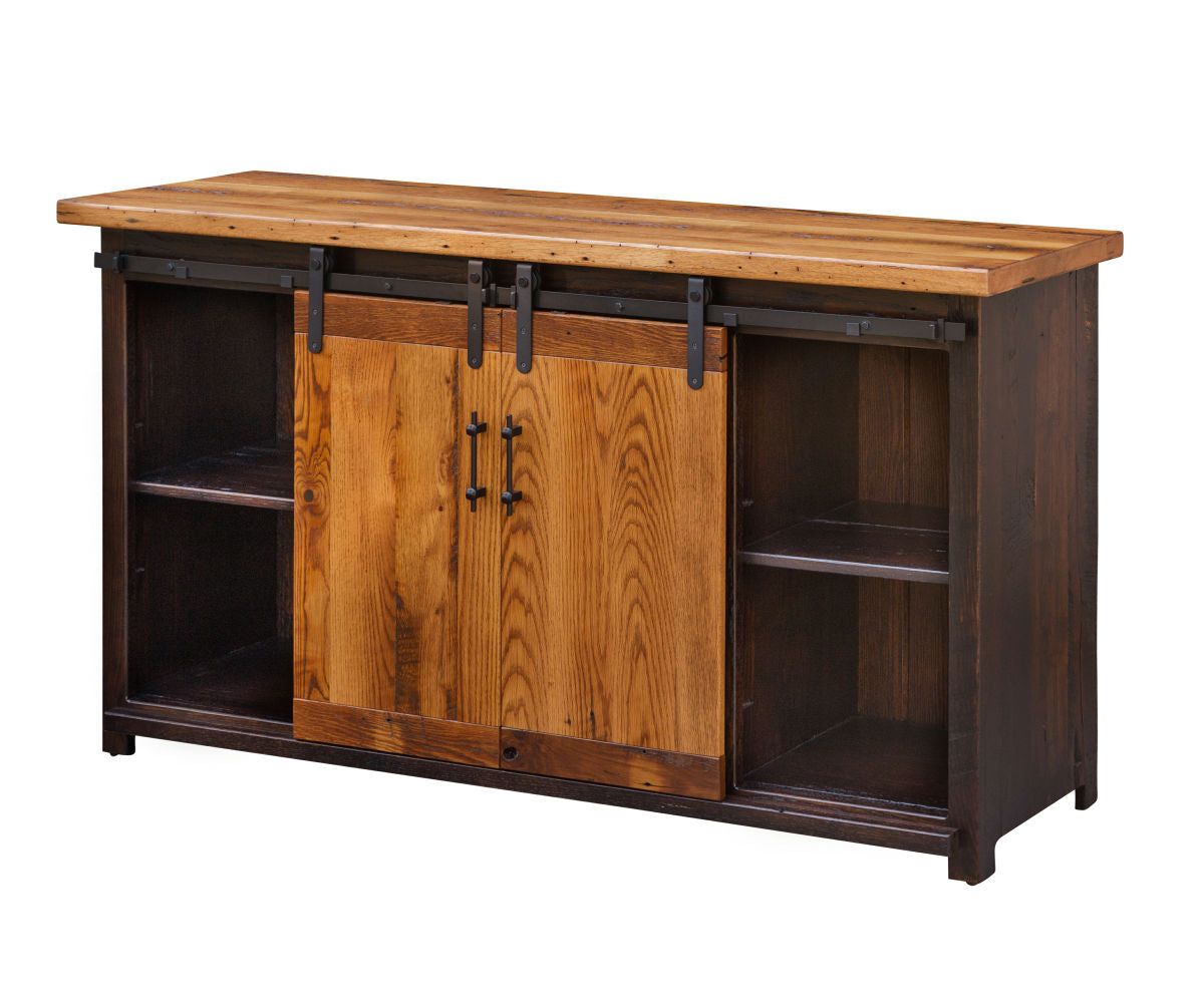 SFC Amish Sliding Barn Door TV Stand