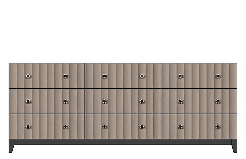 SFC Amish American Modern 84" Nine Drawer Dresser