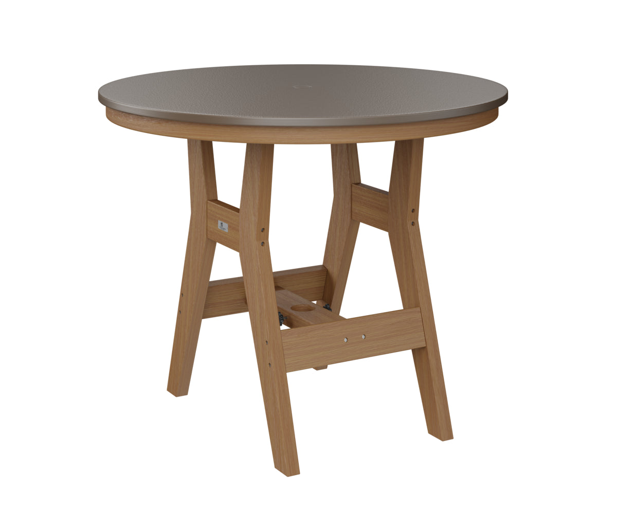 Harbor 38" Round Table Counter Height Hammered Top