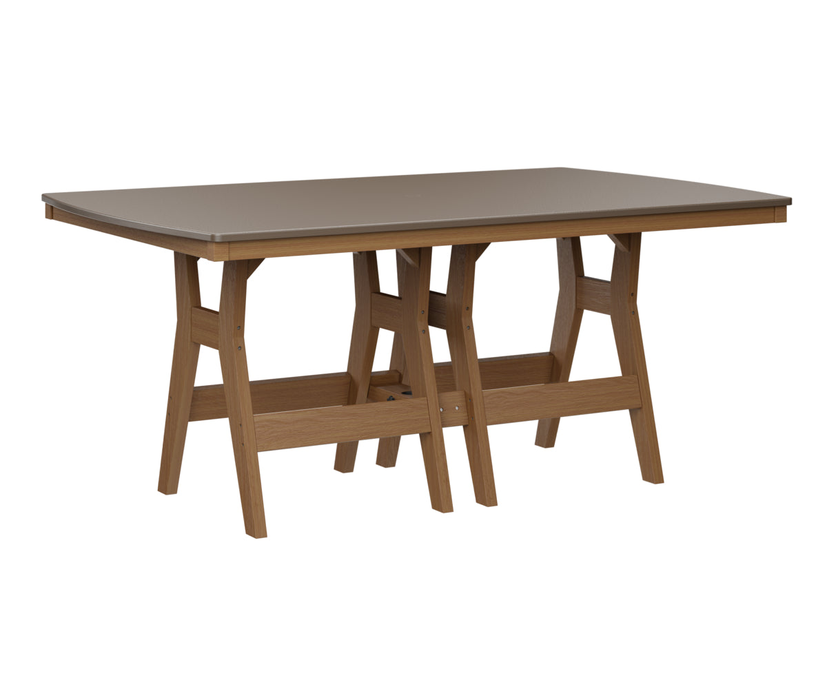 Harbor 44" x 72" Rectangular Table Counter Height Hammered Top