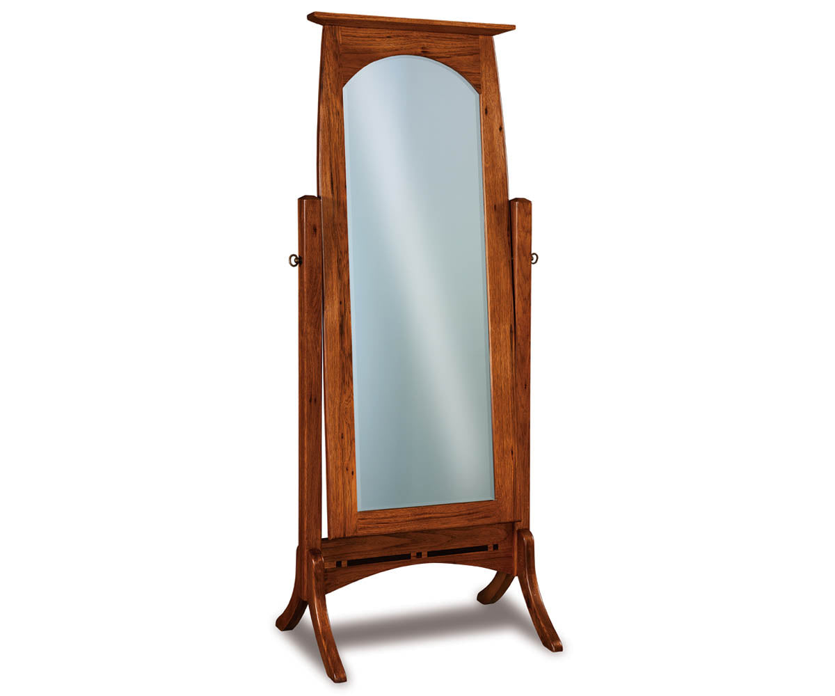 SFC Amish Boulder Creek Beveled Cheval Mirror