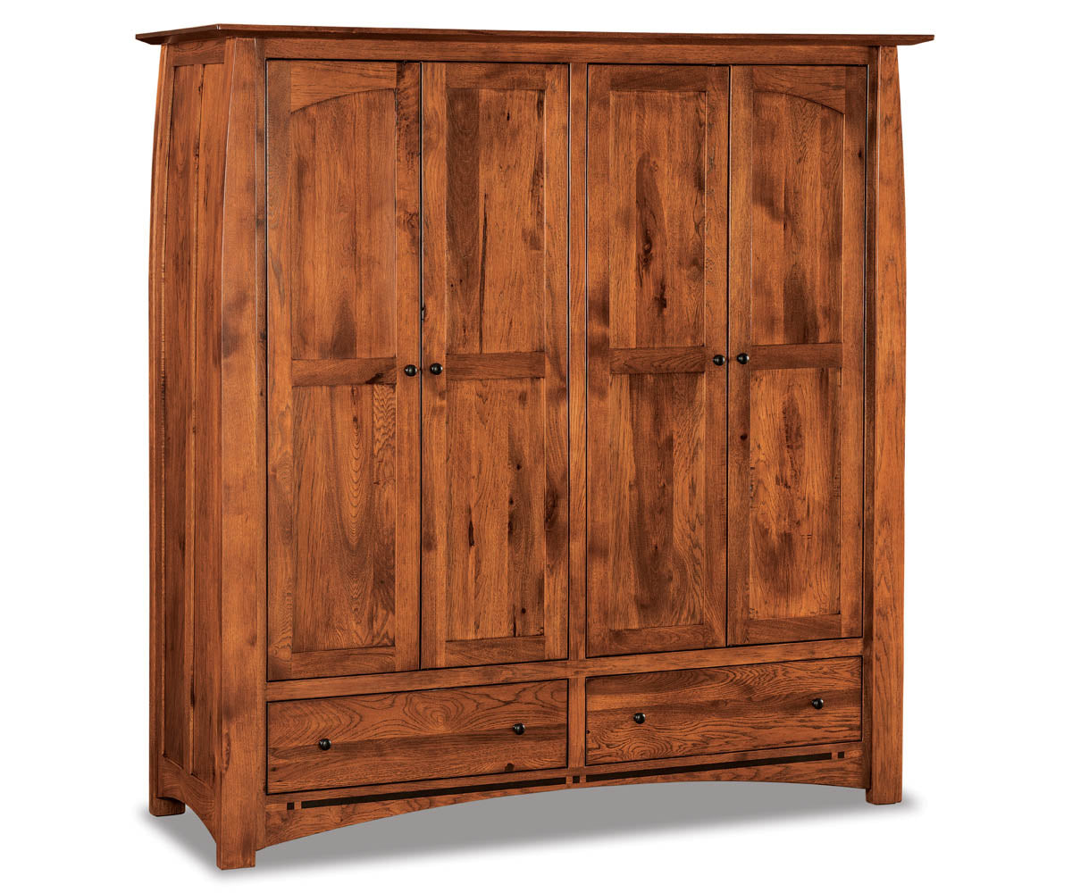 SFC Amish Boulder Creek Double Wardrobe Armoire