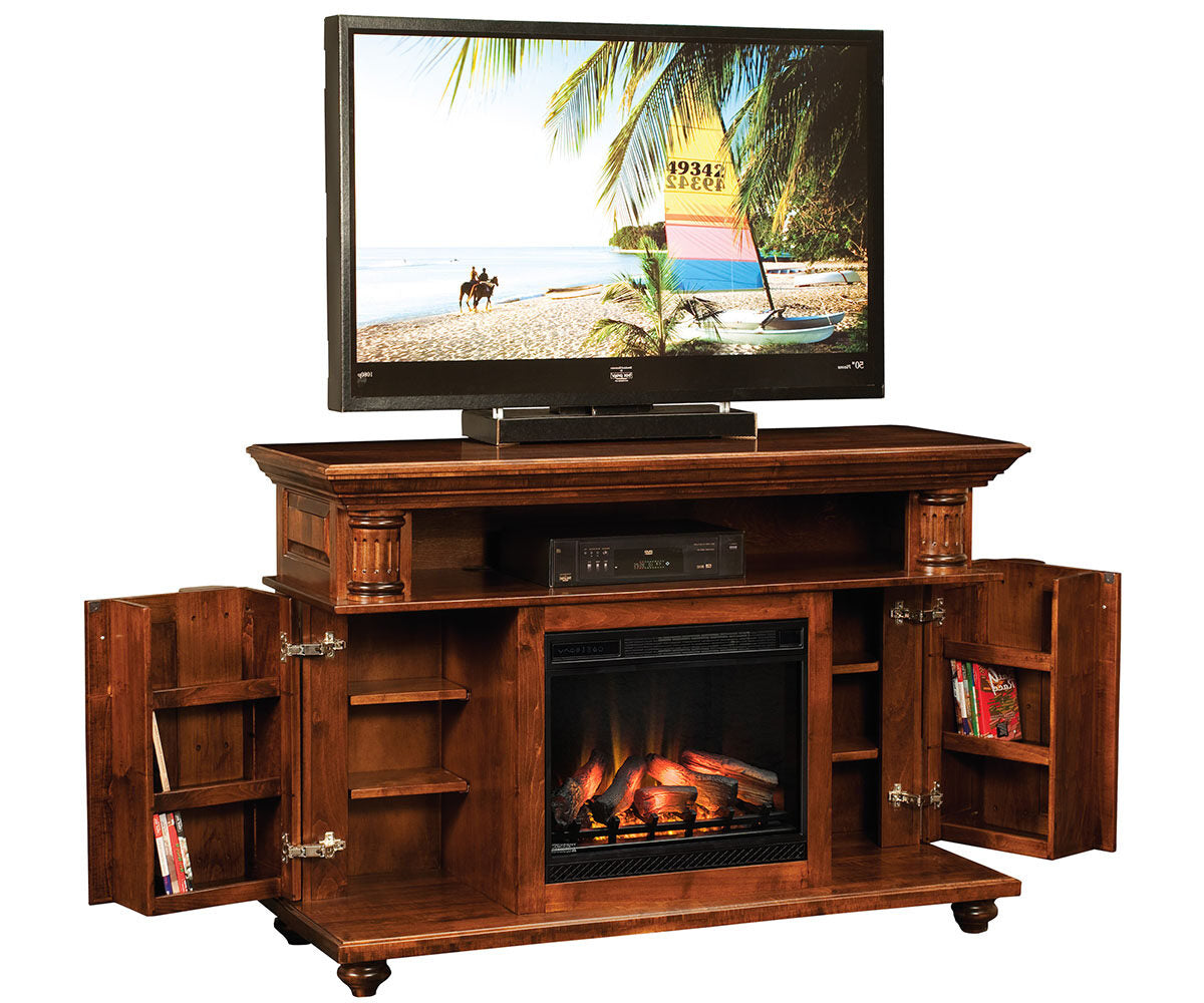 SFC Amish Bryant Fireplace Entertainment Center