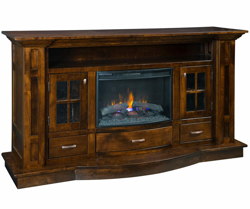 SFC Amish Delgado Fireplace Entertainment Center