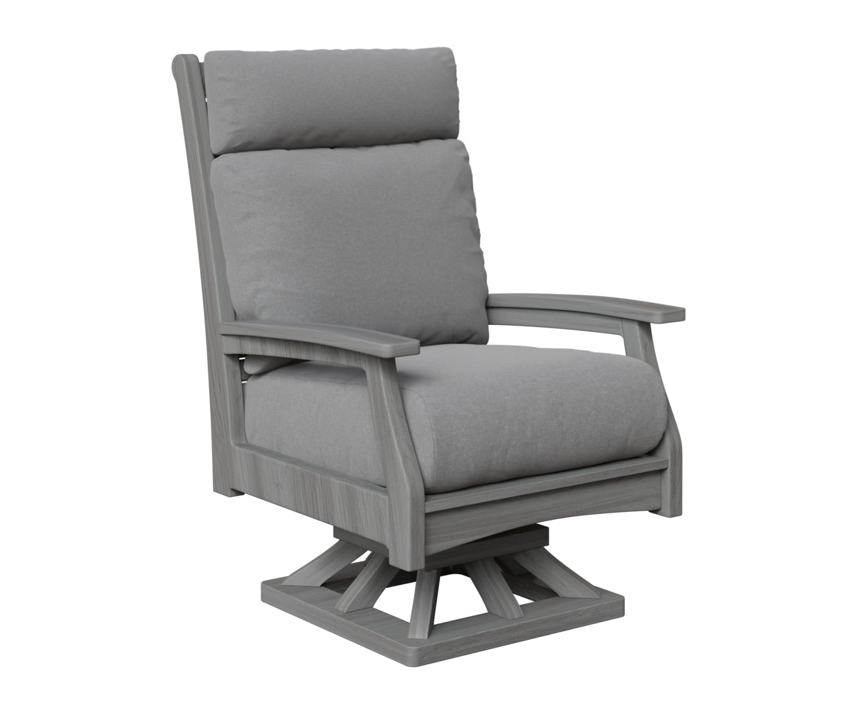 Classic Terrace High Back Swivel Rocker