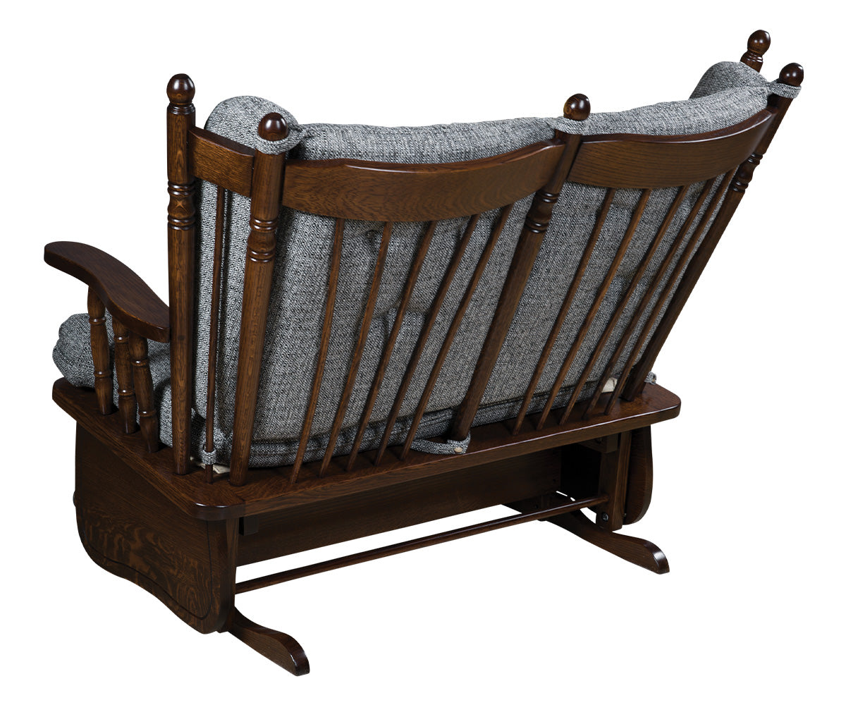 SFC Amish 4 Post Highback Swivel Glider