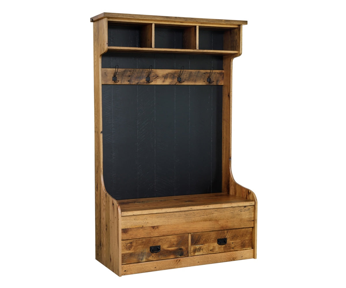 SFC Amish Hall Bench/Chest & Drawer Storage