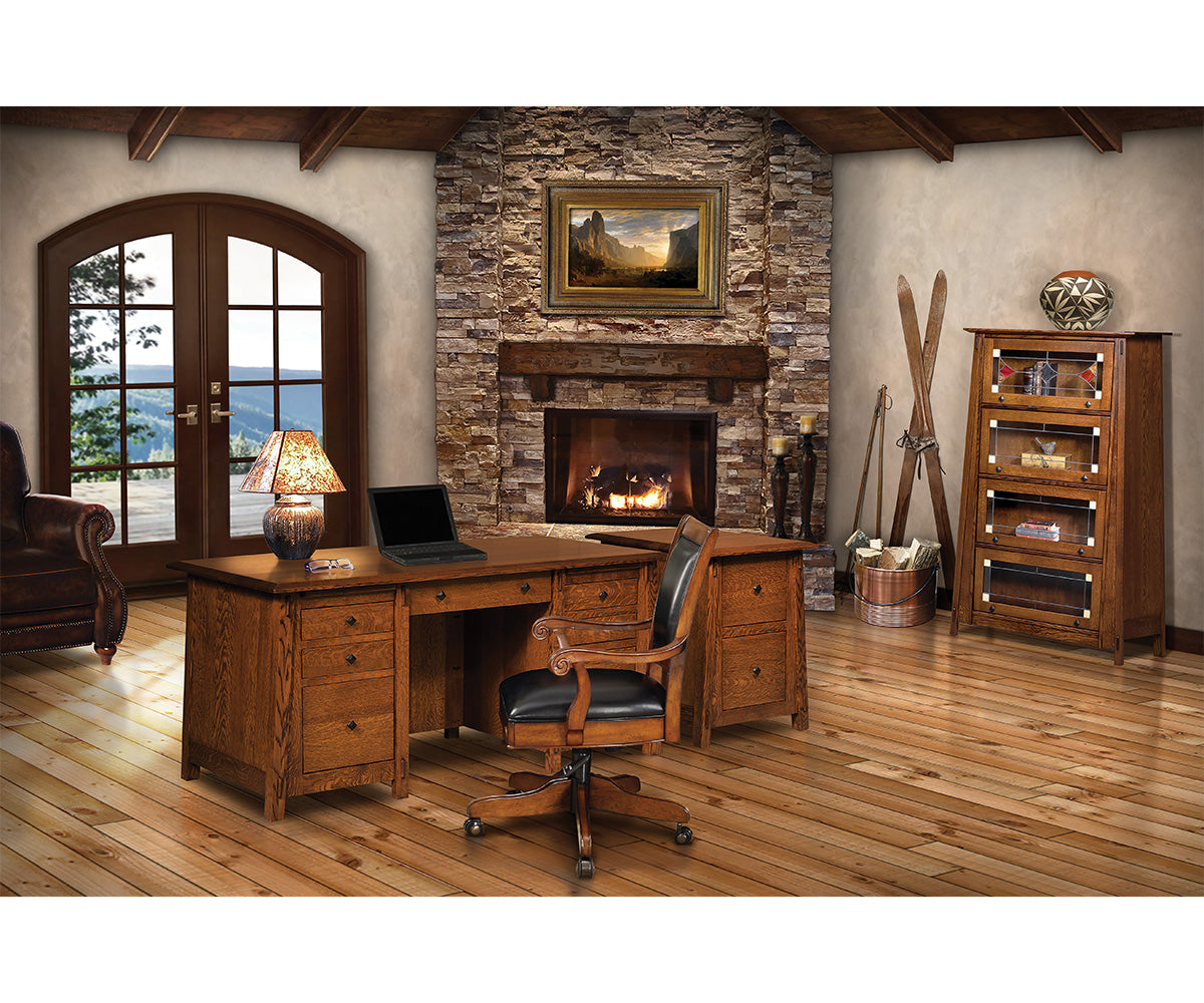 SFC Amish Colbran Single Pedestal Desk