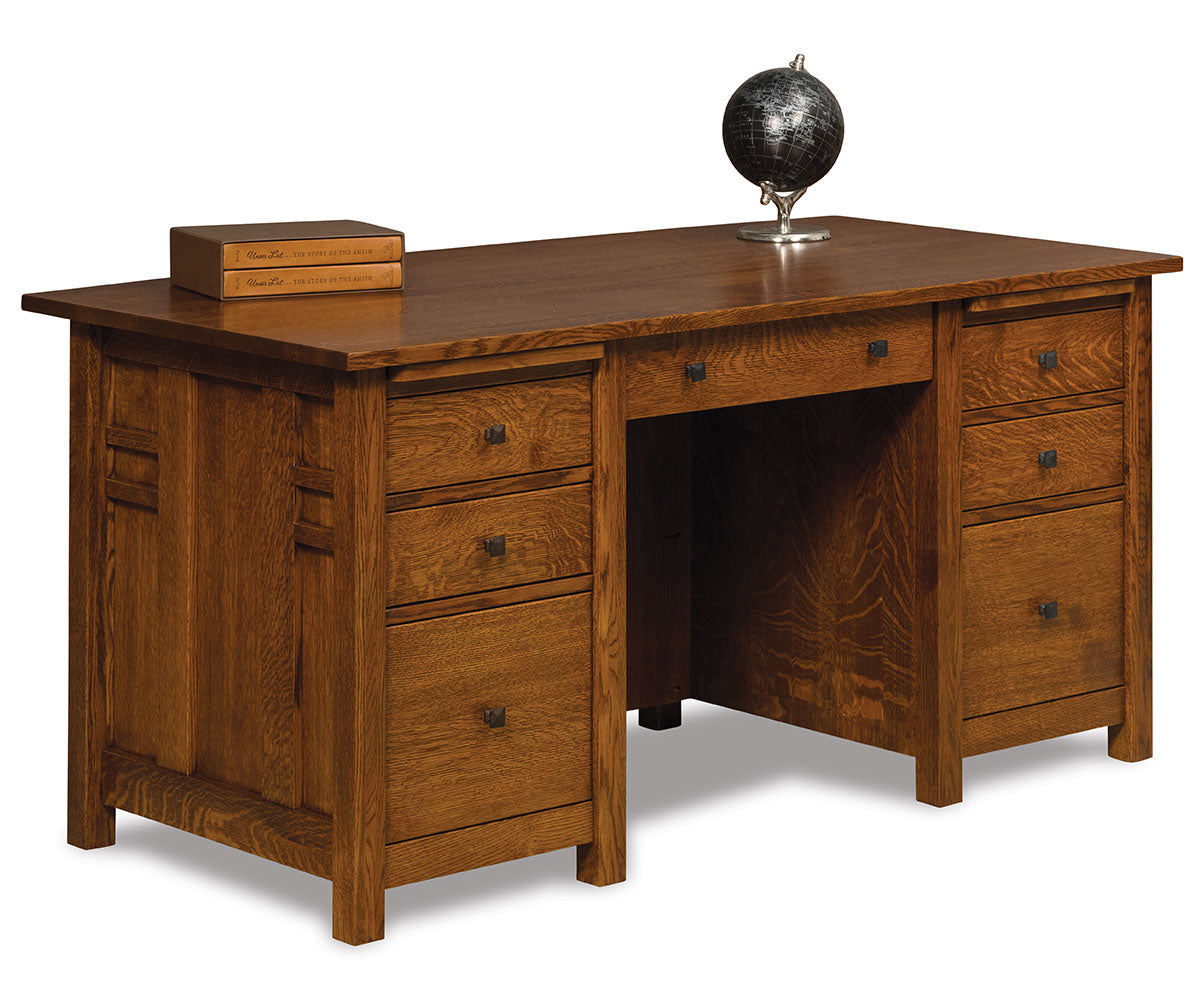 SFC Amish Kascade Double Pedestal Desk
