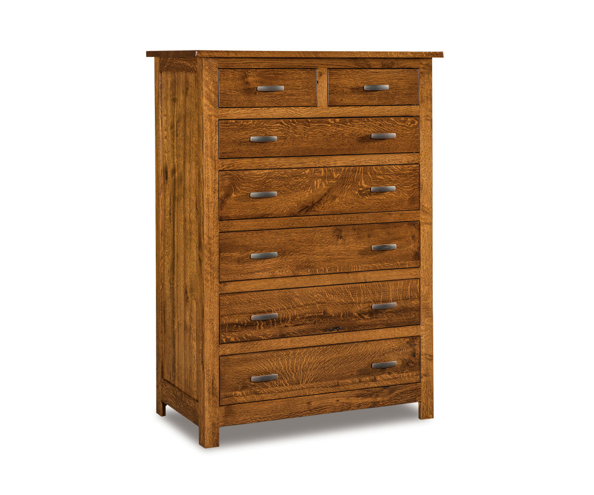 SFC Amish Flush Mission Seven Drawer Chest