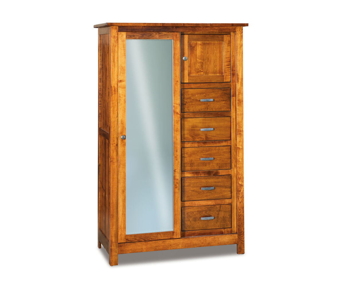 SFC Amish Flush Mission Sliding Door Chifferobe