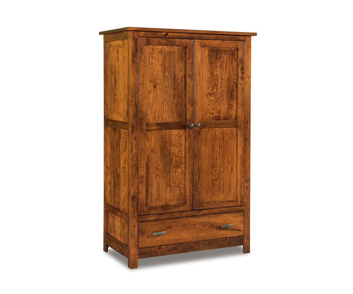 SFC Amish Flush Mission Wardrobe Armoire