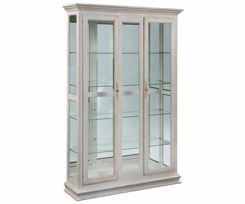 SFC Amish Double Door Picture Frame Curio Cabinet