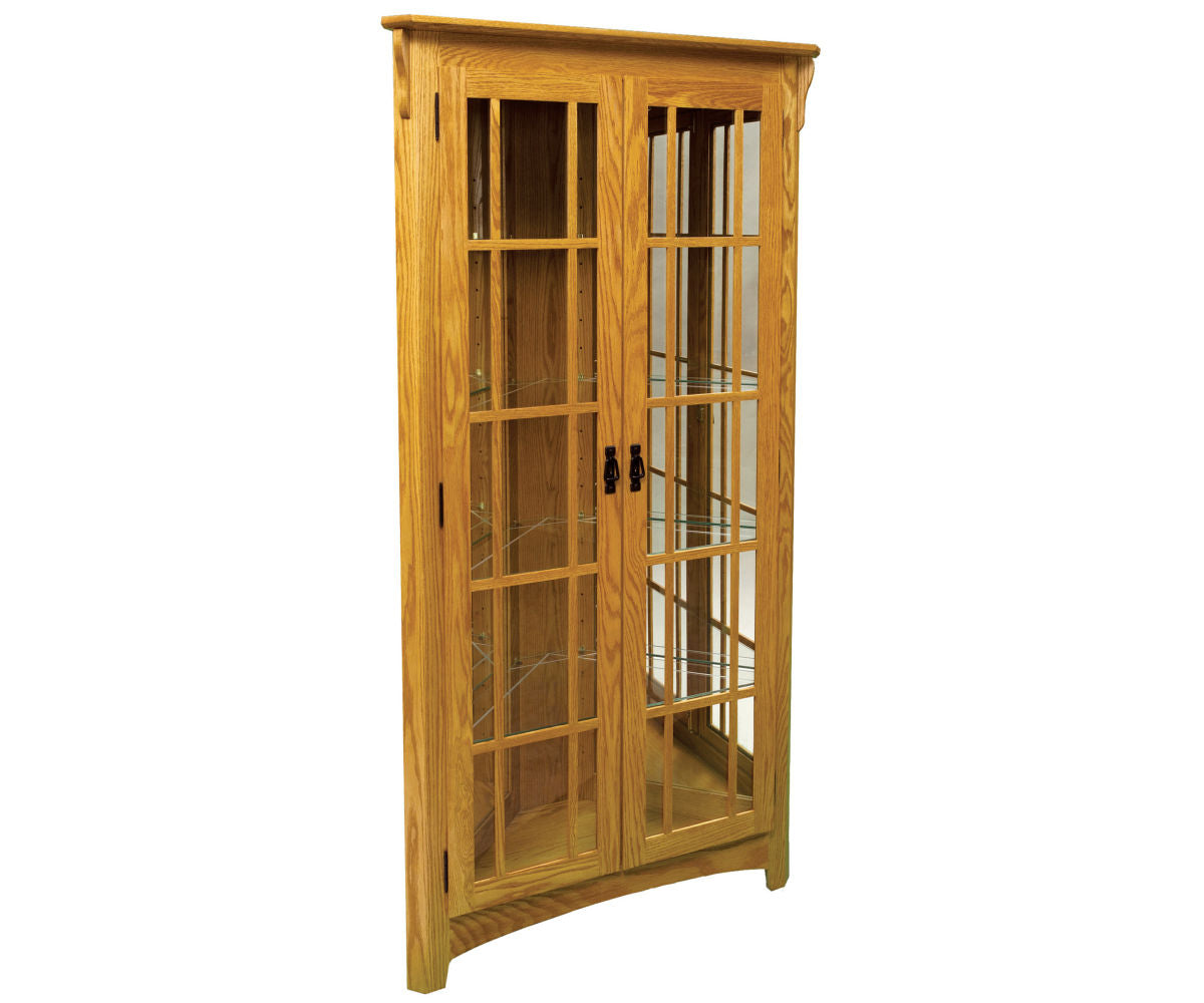 SFC Amish Corner Mission Curio Cabinet