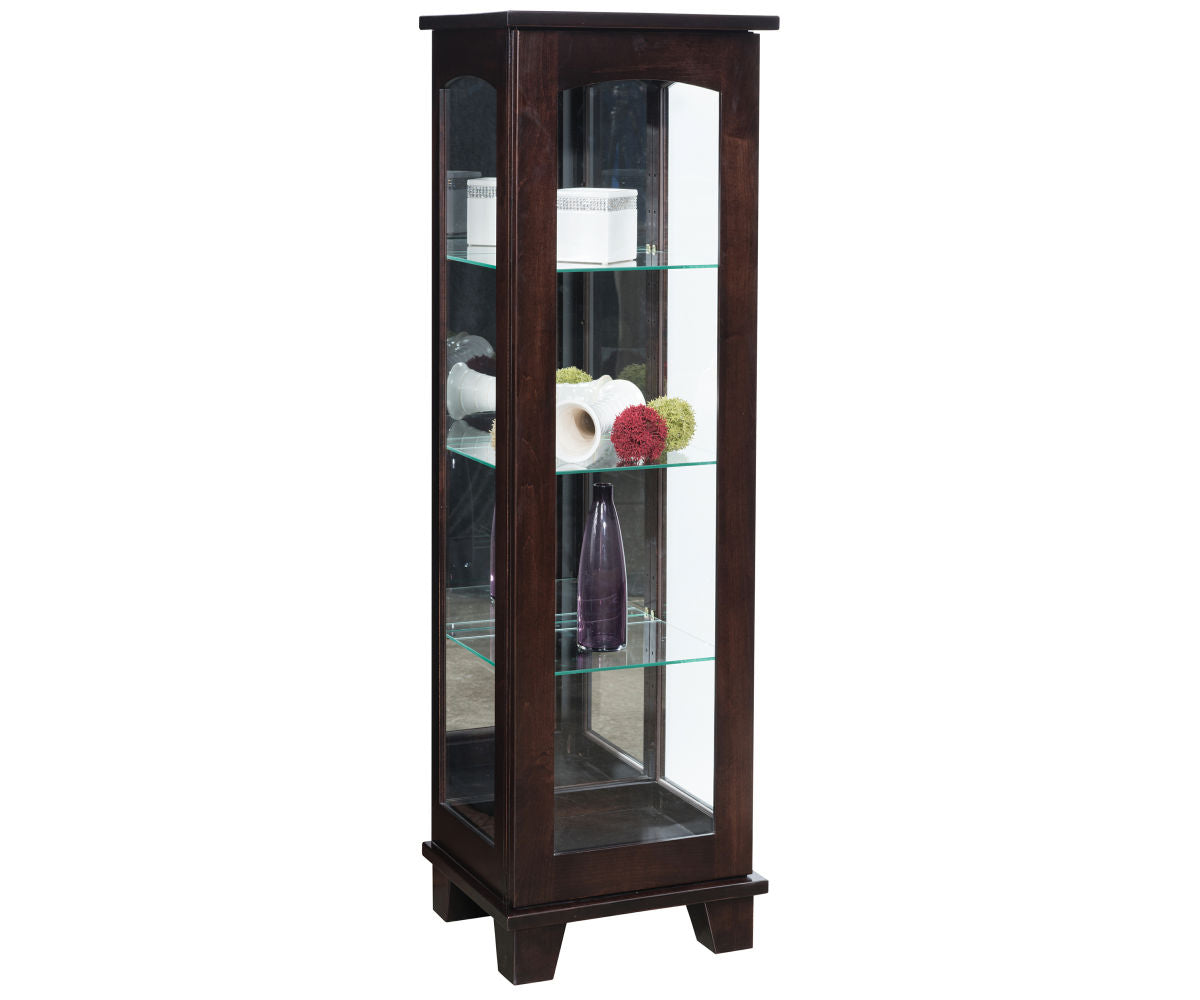 SFC Amish Contemporary Sliding Curio Cabinet