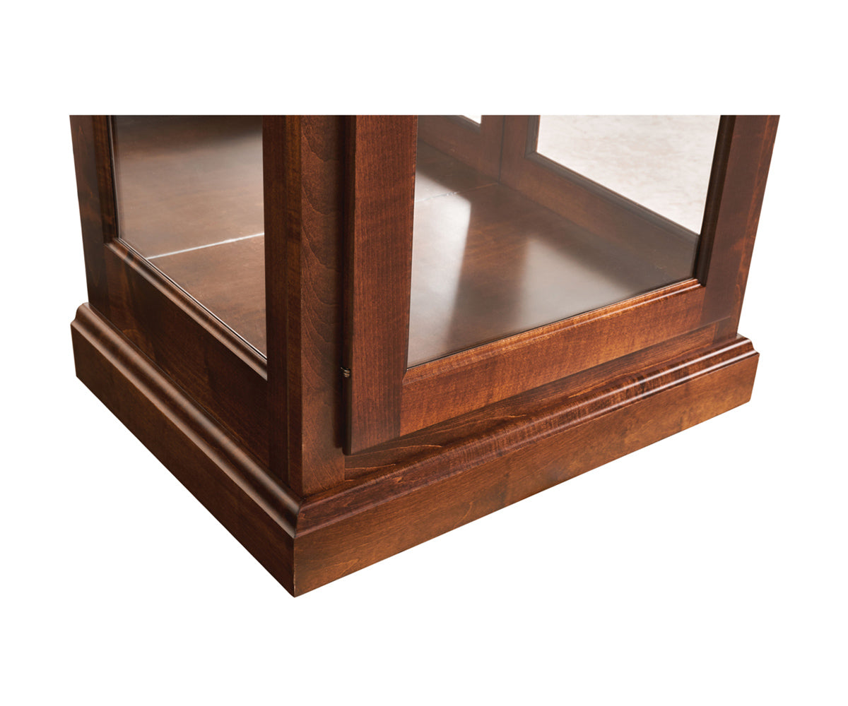 SFC Amish 1 Door Picture Frame Curio Cabinet