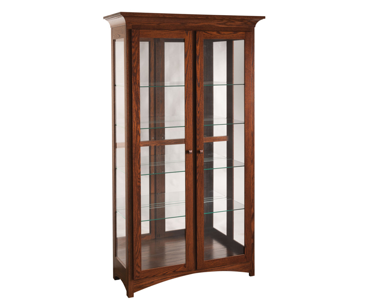 SFC Amish Large Mission Curio Cabinet