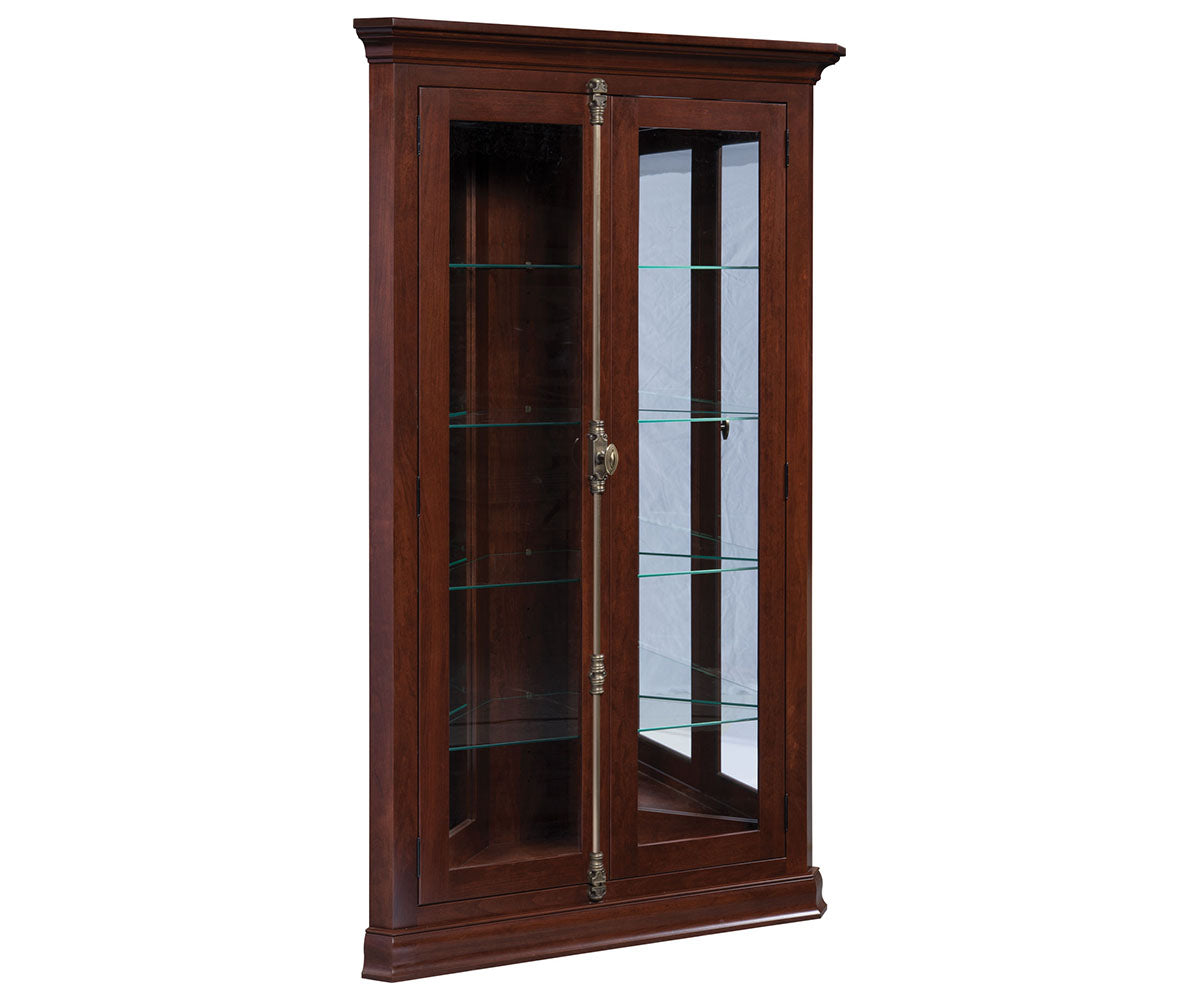 SFC Amish Havenna Corner Curio Cabinet