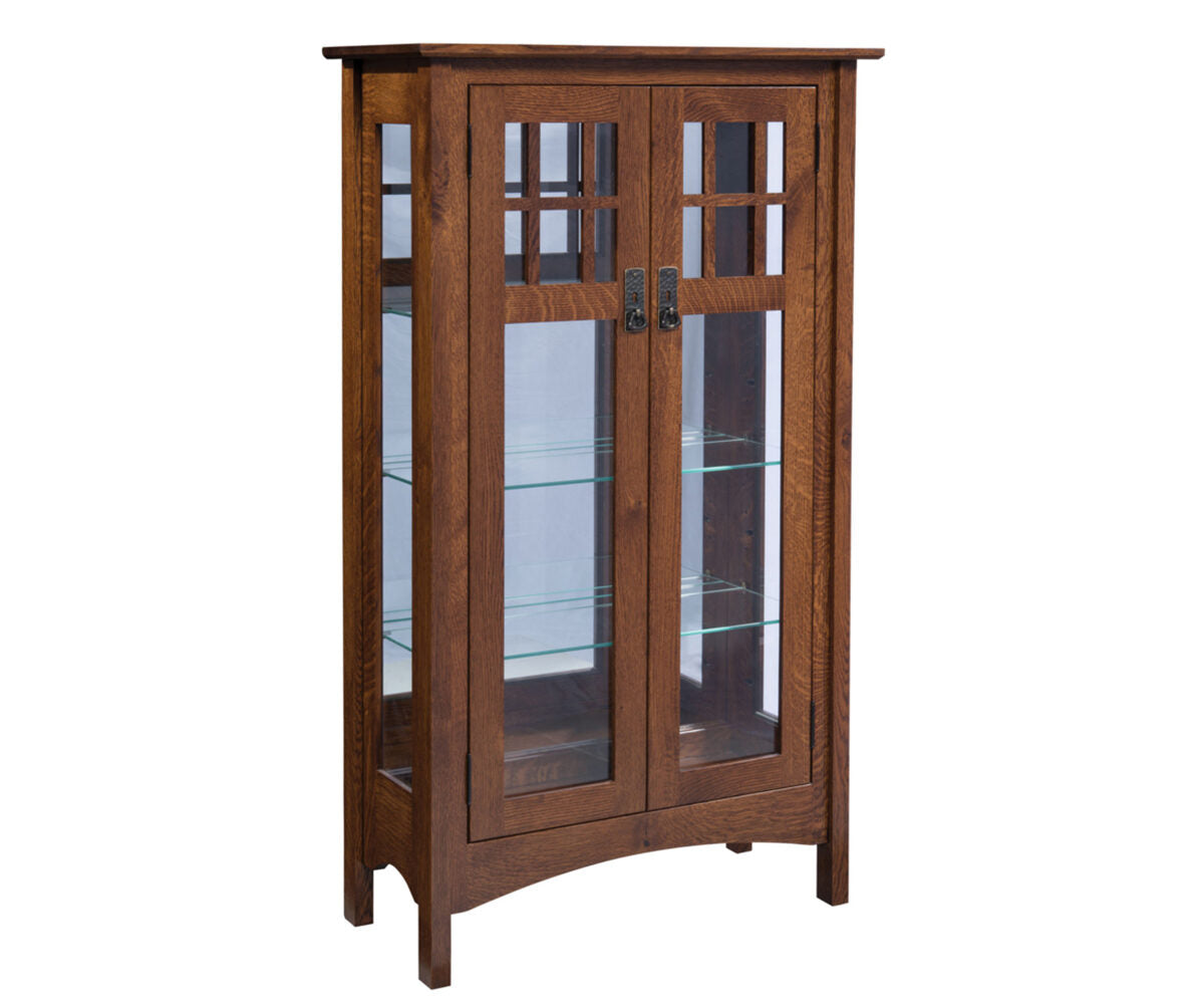 SFC Amish Ellie Mission Curio Cabinet