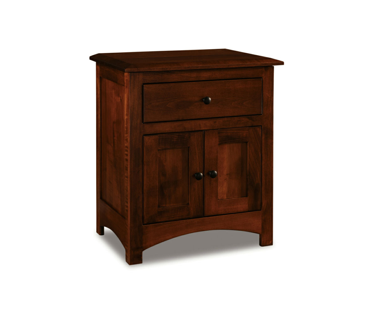 SFC Amish Finland One Drawer, Two Door Nightstand