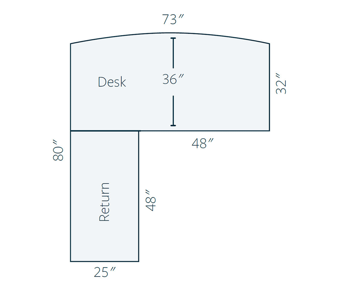 SFC Amish Berkley L Desk