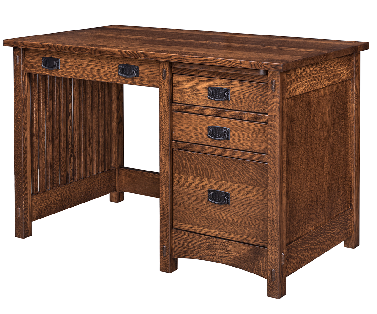 SFC Amish Signature Mission Single Pedestal Desk