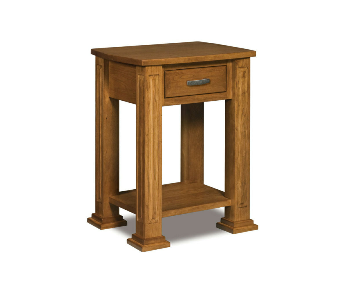 SFC Amish Lexington One Drawer Open Nightstand