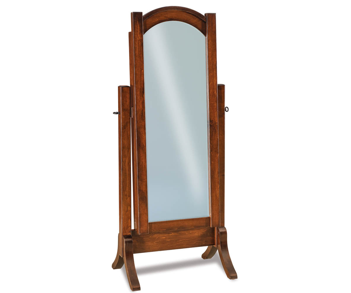 SFC Amish Lexington Beveled Cheval Mirror