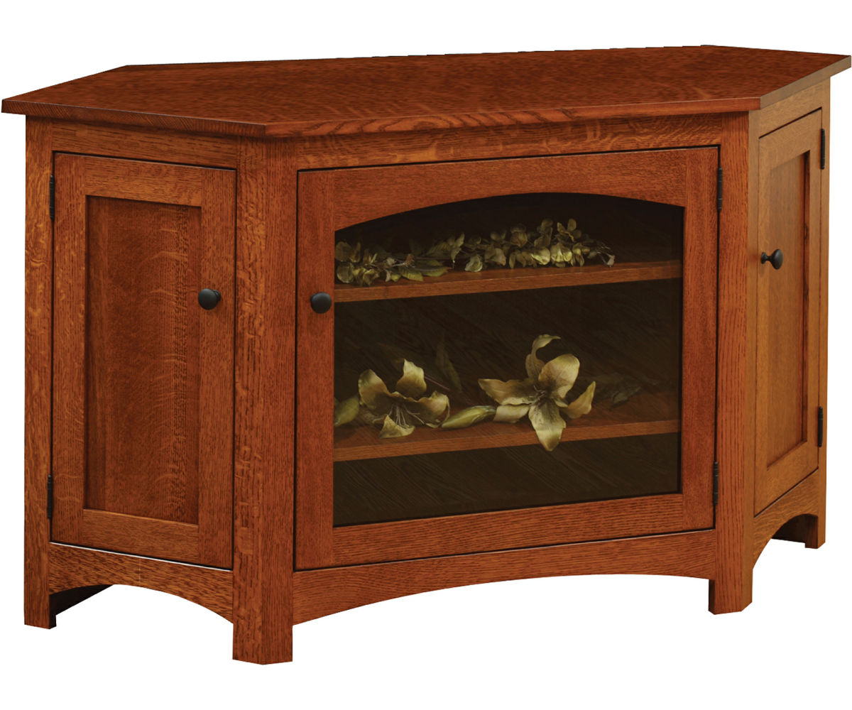 SFC Amish Shaker Cornwall Corner TV Stand