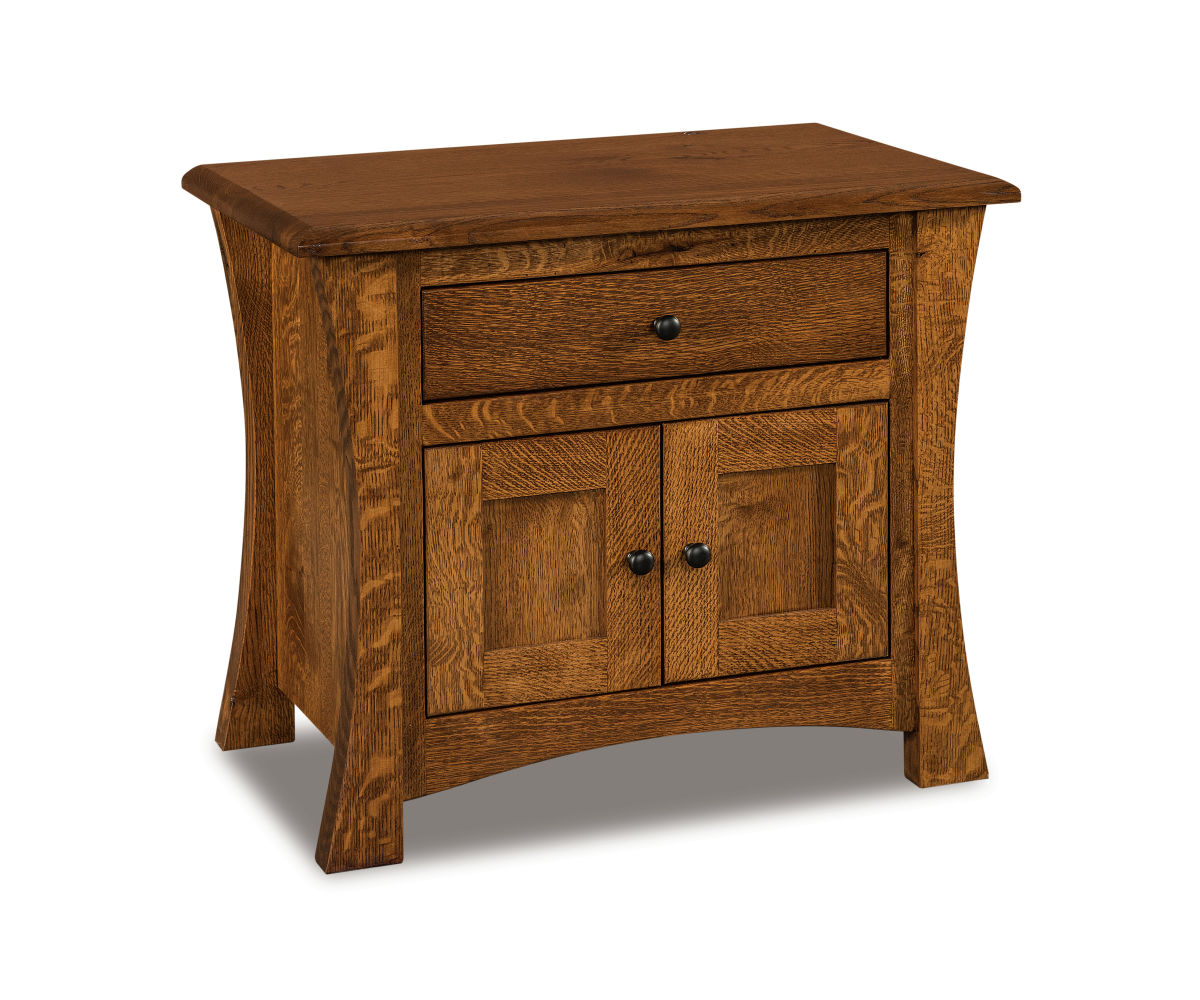 SFC Amish Matison One Drawer, Two Door Nightstand