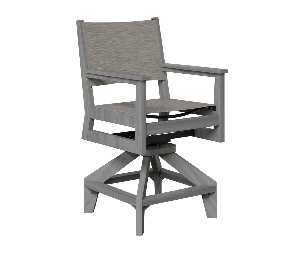 Mayhew Padded Sling Swivel Counter Chair