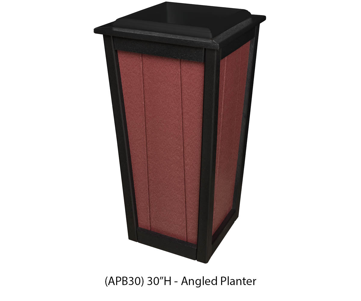 30" Angled Planter