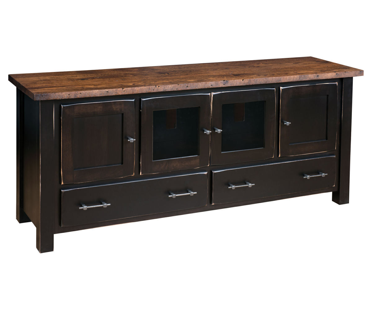 SFC Amish Reclaimed Barn Wood TV Stand
