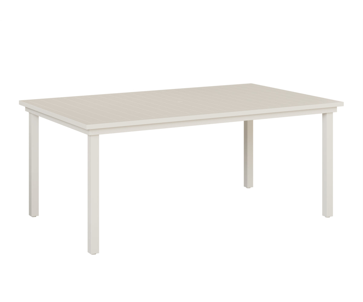 Vida 44" x 73" Aluminum Dining Table