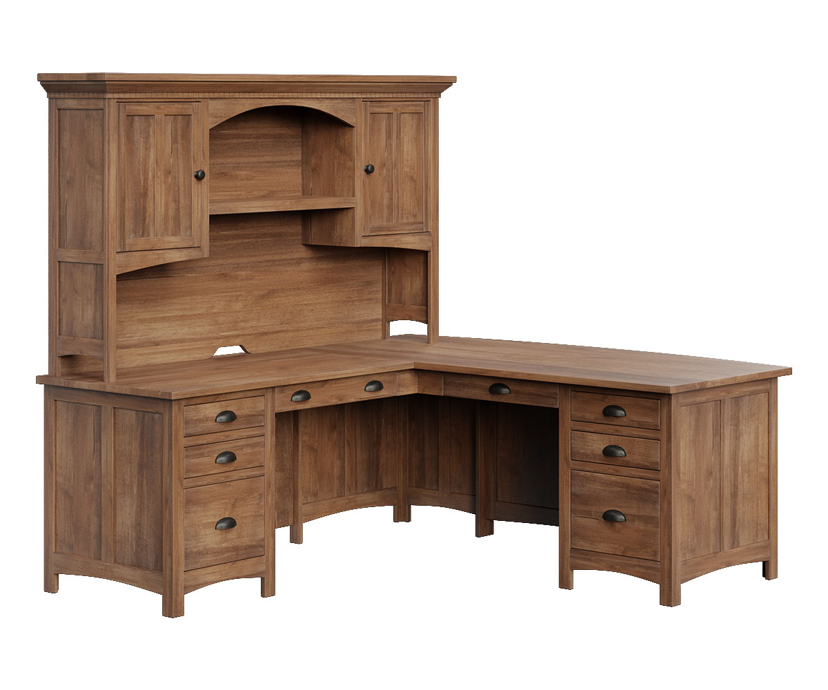 SFC Amish Oakwood L Desk
