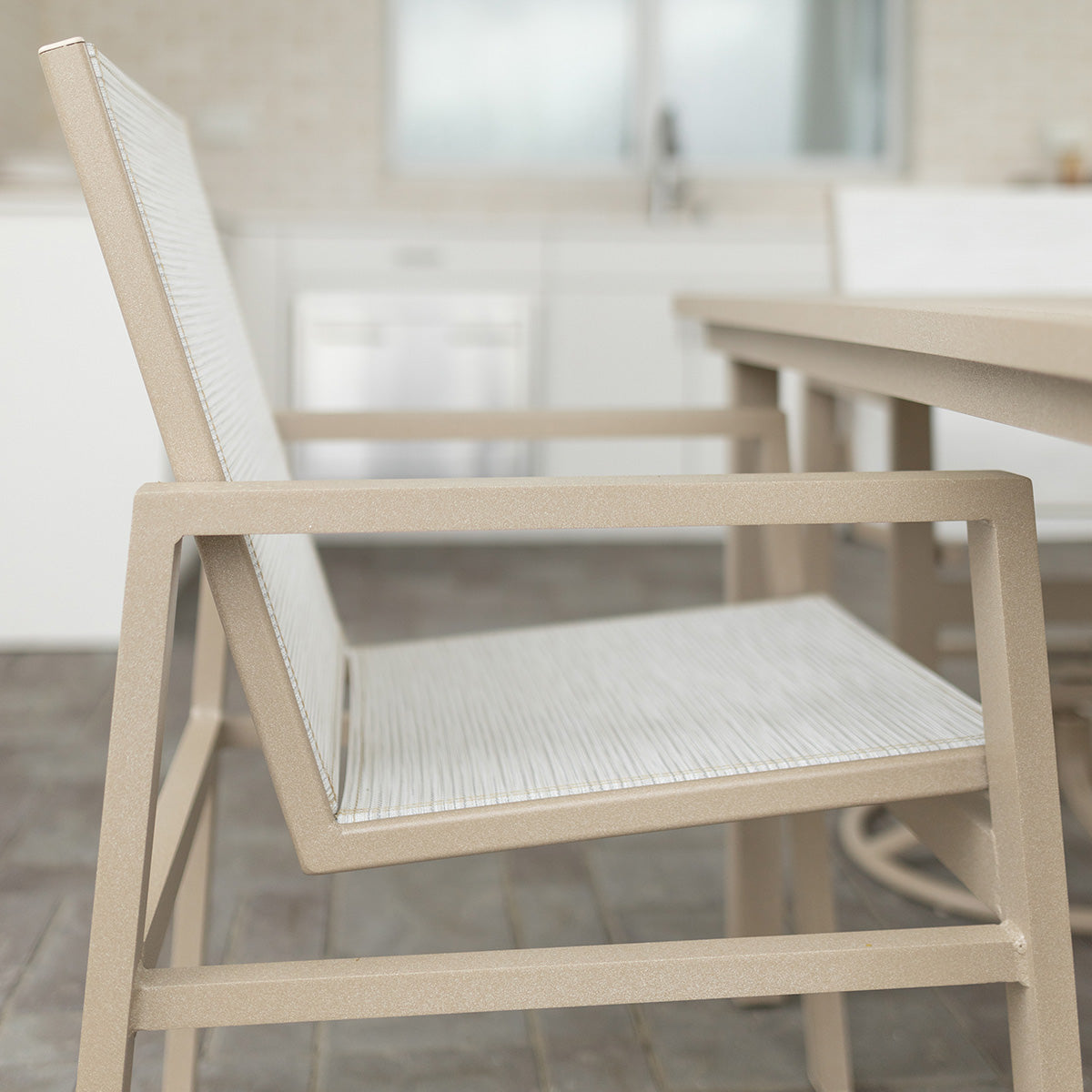 Vida Padded Sling Dining Chair