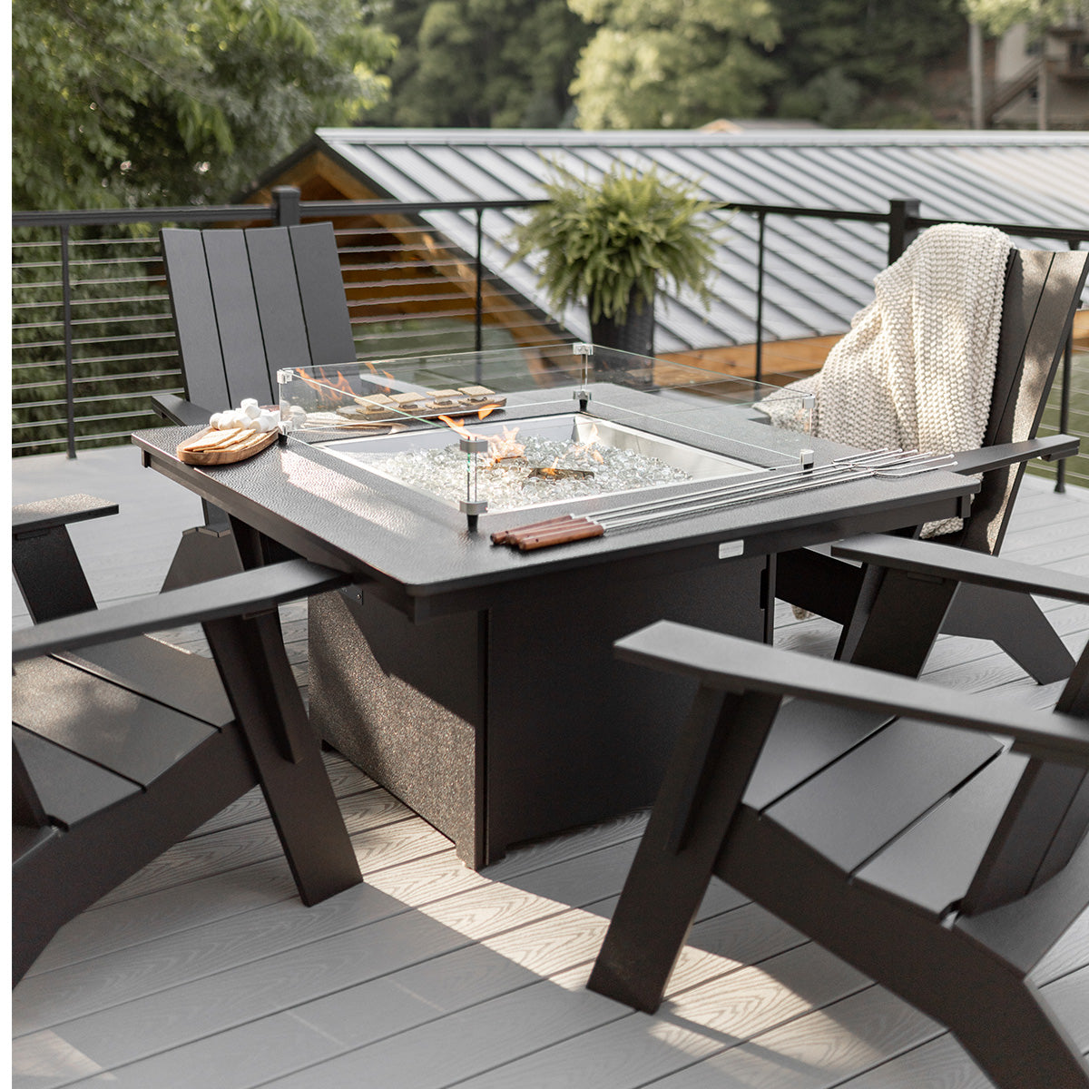 Numa 47" Square Fire Pit