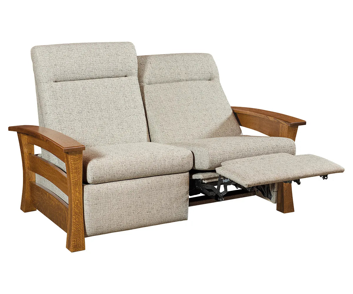 SFC Amish Barrington Wall Hugger Loveseat Recliner