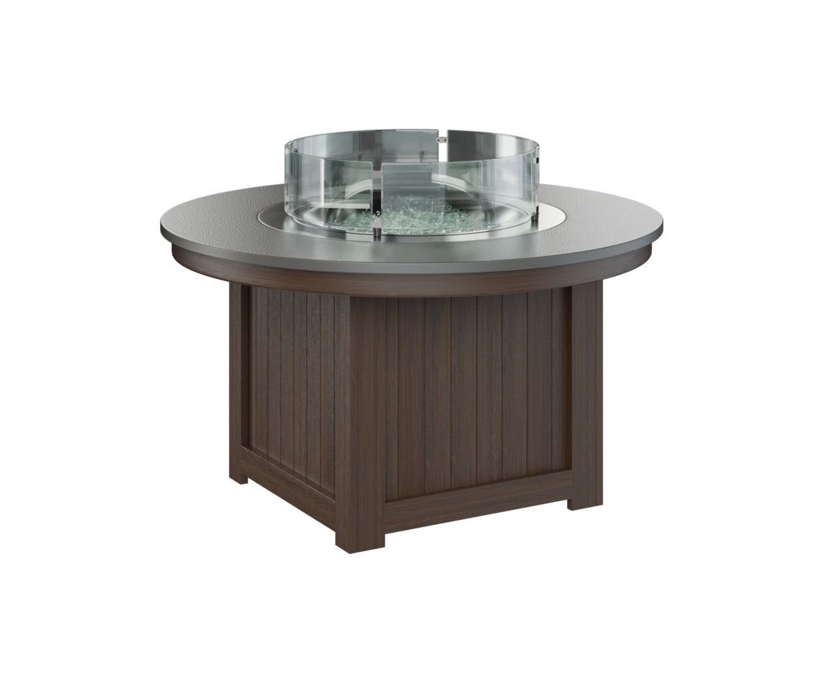 Donoma 44" Round Fire Pit Hammered Top