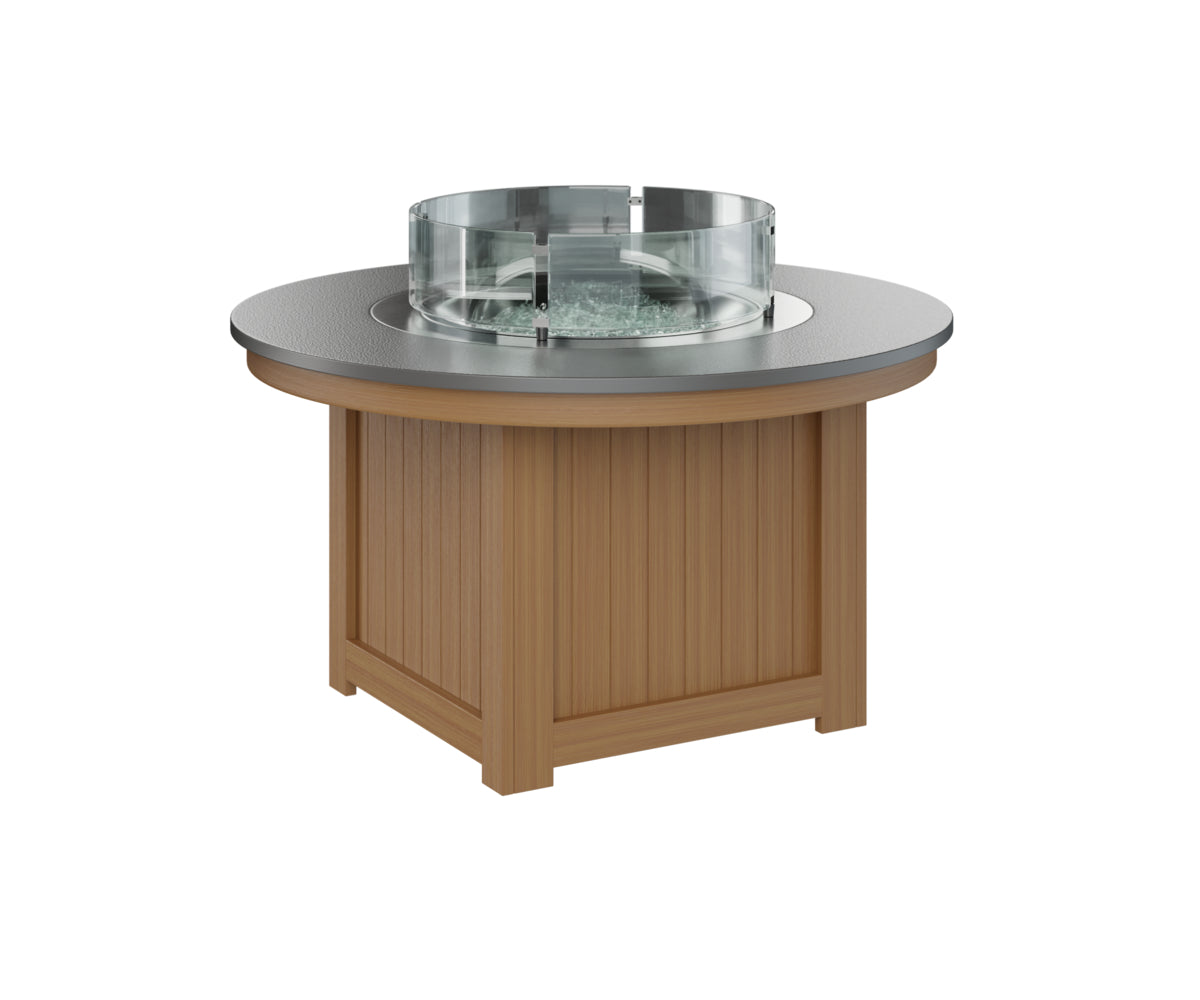 Donoma 44" Round Fire Pit Hammered Top