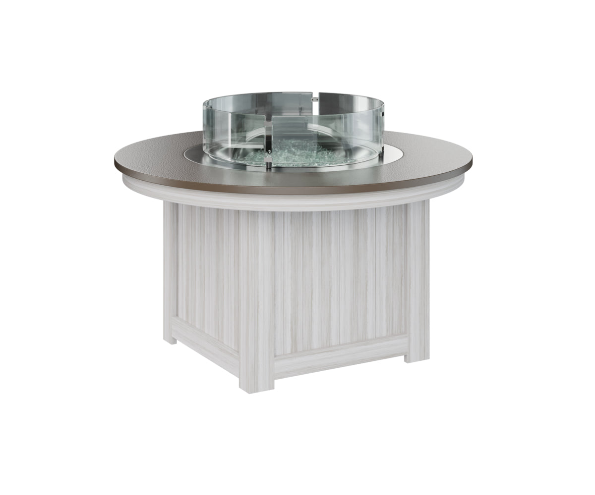 Donoma 44" Round Fire Pit Hammered Top