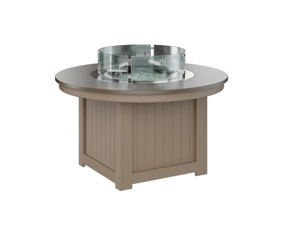 Donoma 44" Round Fire Pit Hammered Top