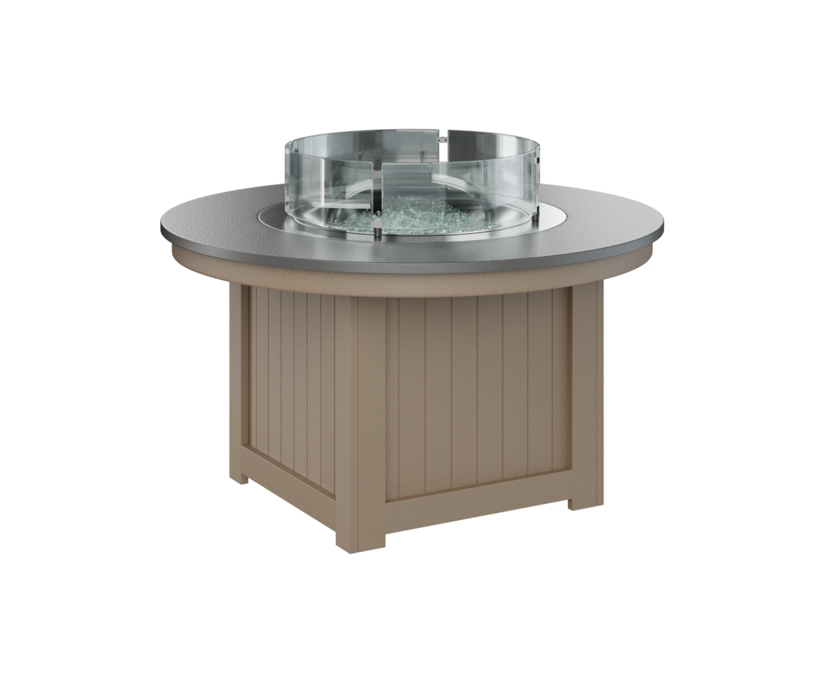 Donoma 44" Round Fire Pit Hammered Top