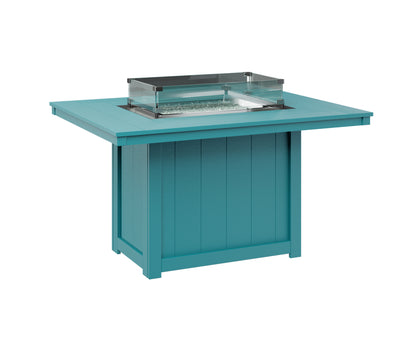 Donoma 42" x 54" Rectangular Fire Table Dining