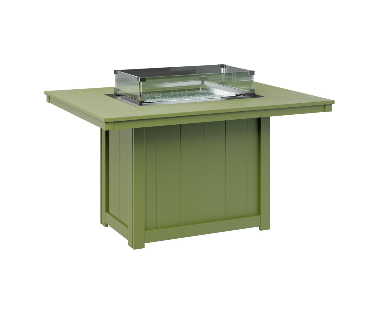 Donoma 42" x 54" Rectangular Fire Table Dining
