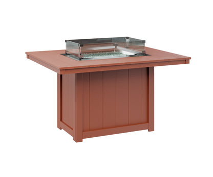 Donoma 42" x 54" Rectangular Fire Table Dining