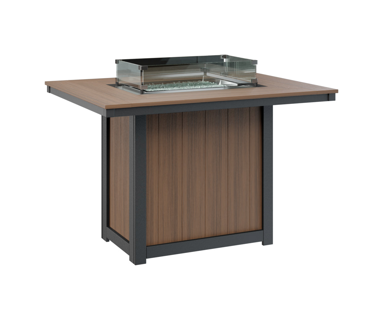 Donoma 42" x 54" Rectangular Fire Table Counter