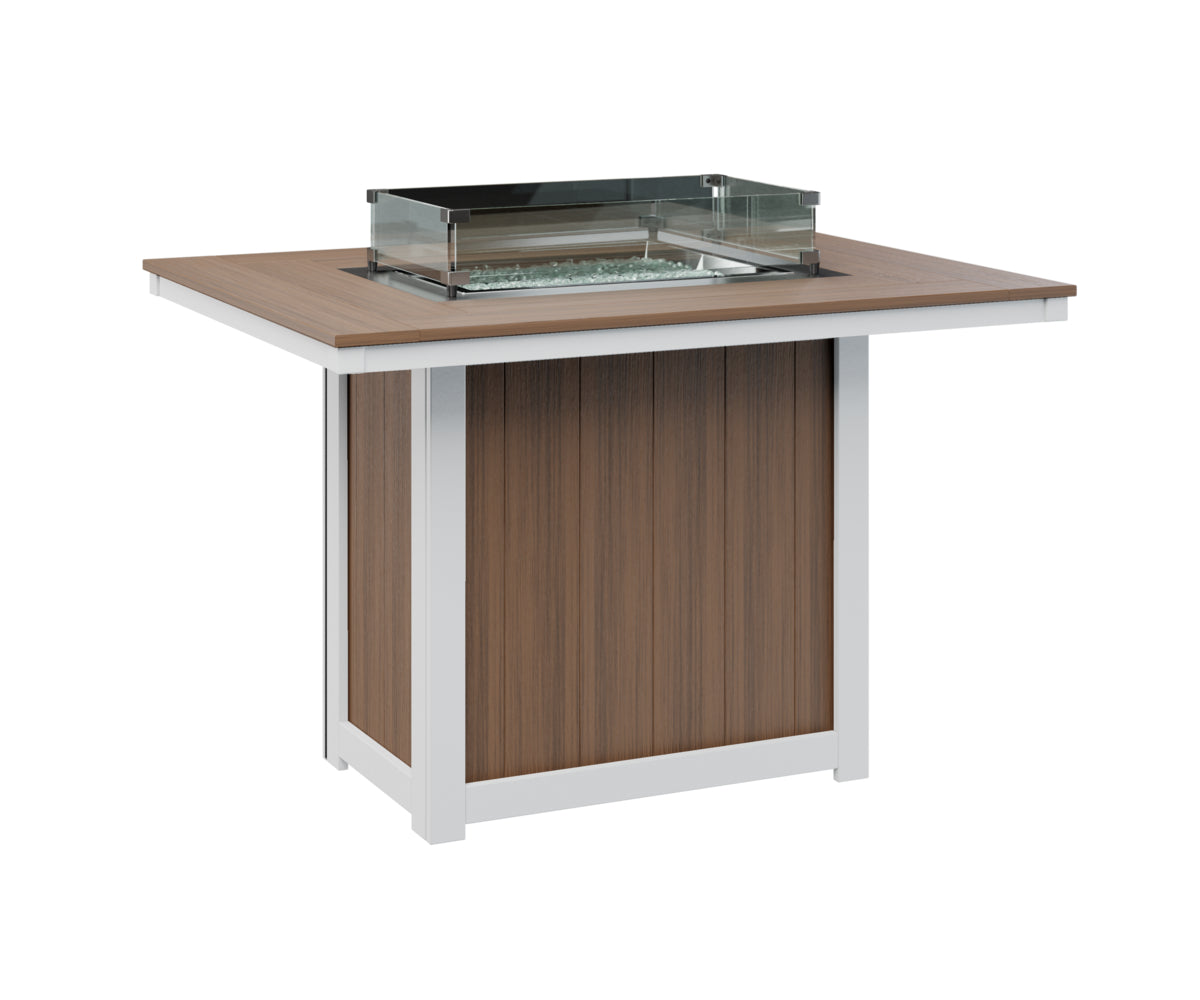 Donoma 42" x 54" Rectangular Fire Table Counter